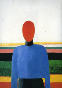  Kazimir Malevich Female Torso - Art Print