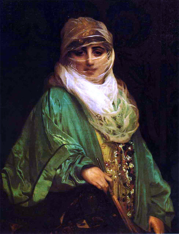  Jean-Leon Gerome Femme De Constantinople - Art Print