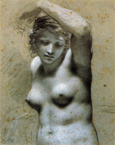  Pierre Paul Prudhon Femme nue, en buste - Art Print