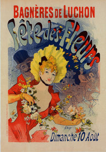  Jules Cheret Fete de Fleurs - Art Print