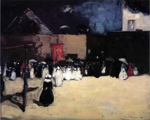  Robert Henri Fete du Dieu - Concarneau - Art Print