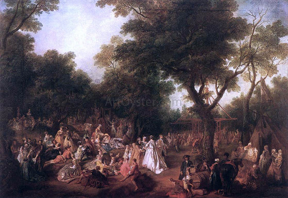  Nicolas Lancret Fete in a Wood - Art Print