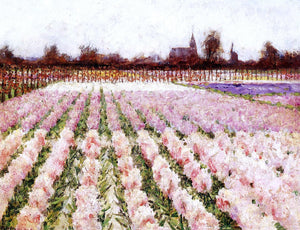  George Hitchcock Field of Flowers - Art Print