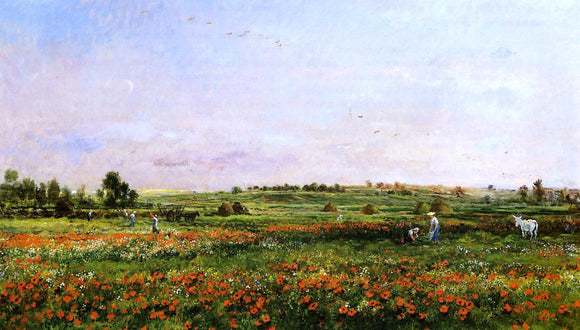  Charles Francois Daubigny Fields in the Month of June - Art Print