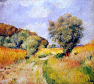  Pierre Auguste Renoir Fields of Wheat - Art Print