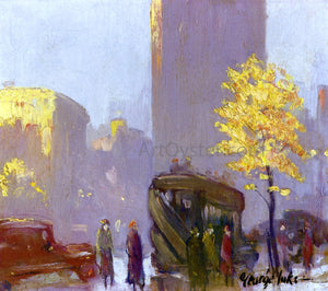  George Luks Fifth Avenue, New York - Art Print