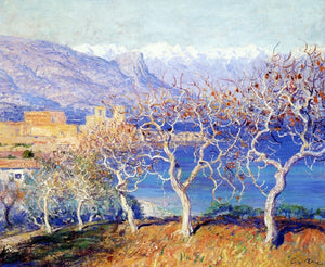  Guy Orlando Rose Fig Trees, Antibes - Art Print