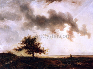  Theodore Rousseau Figures in a Landscape - Art Print