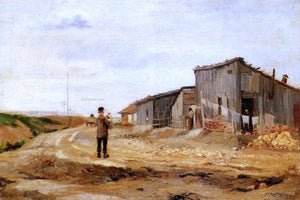  Jean-Francois Raffaelli Figures in a Landscape - Art Print