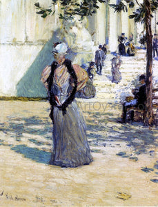  Frederick Childe Hassam A Figures in Sunlight - Art Print