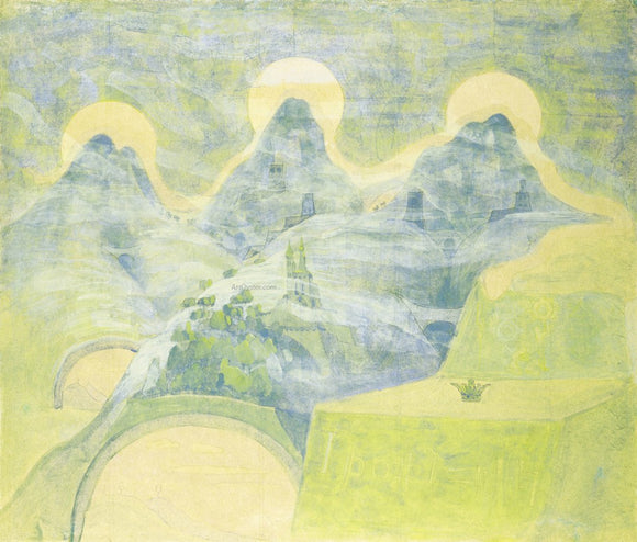  Mikalojus Ciurlionis Finale Sonata of the Serpent - Art Print