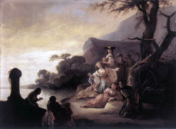  Gerrit De Wet Finding of Moses in the Nile - Art Print