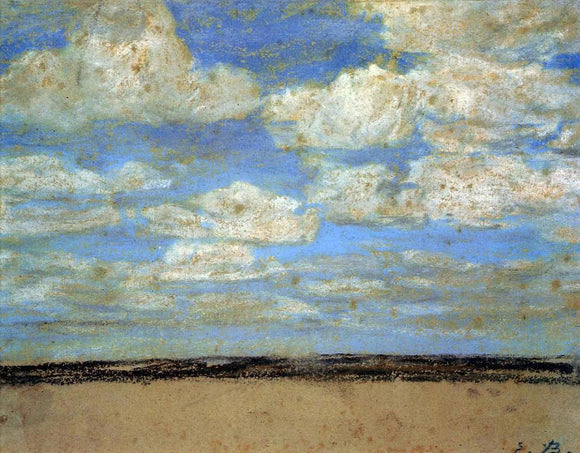  Eugene-Louis Boudin Fine Weather on the Estuary - Art Print
