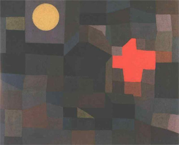  Paul Klee Fire Full Moon - Art Print