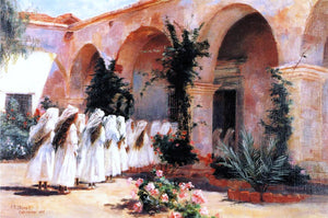  Fannie Eliza Duvall First Communion, San Juan Capistrano - Art Print