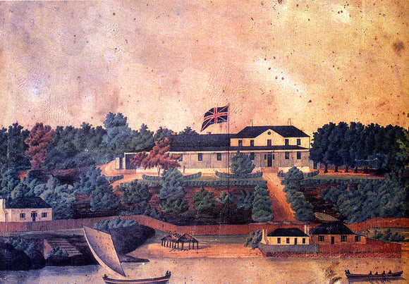  John Eyre First Government House, Syndey - Art Print