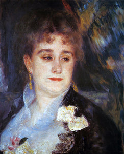  Pierre Auguste Renoir First Portrait of Madame Georges Charpeitier - Art Print