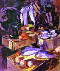  Constantin Alexeevich Korovin Fish - Art Print