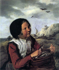  Frans Hals Fisher Girl - Art Print