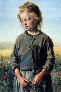  Ilia Efimovich Repin Fisher-Girl - Art Print