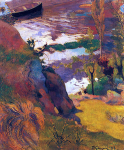  Paul Gauguin Fishermen and Bathers on the Aven - Art Print