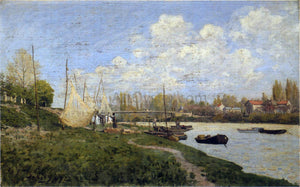  Alfred Sisley Fishermen Mending Nets - Art Print