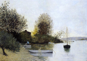  Maxime Maufra Fishermen on the Banks of the Loire - Art Print