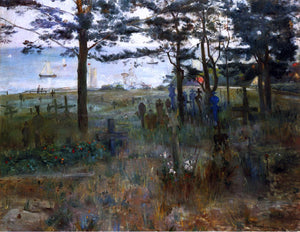  Lovis Corinth Fishermen's Cemetery at Nidden - Art Print
