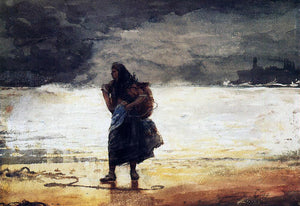  Winslow Homer Fisherwoman - Art Print