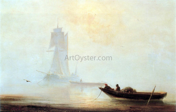 Ivan Constantinovich Aivazovsky Fishing Boats in a Harbor - Art Print