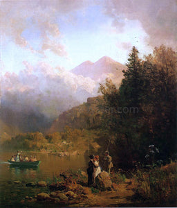  Thomas Hill Fishing Party in the Mountains - Art Print