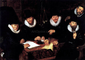  Werner Jacobsz. Van den Valckert Five Regents of the Groot-Kramergild - Art Print