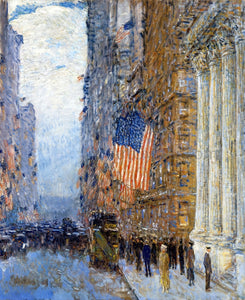  Frederick Childe Hassam Flags on the Waldorf - Art Print