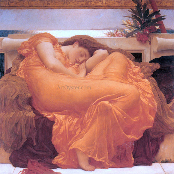  Lord Frederick Leighton Flaming June - Art Print