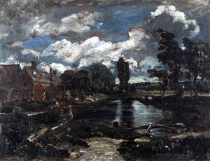  John Constable Flatford Mill from a Lock on the Stour - Art Print