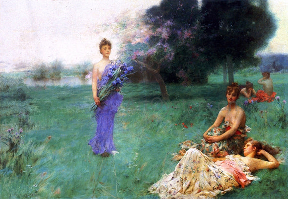  Henry Siddons Mowbray Fleur de Luce - Art Print