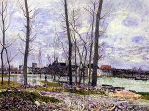  Alfred Sisley Flood at Moret-sur-Loing - Art Print