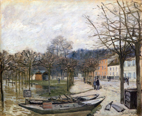  Alfred Sisley Flood at Port Marly - Art Print