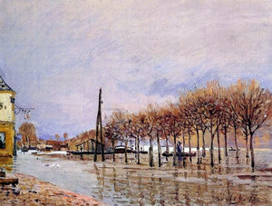  Alfred Sisley Flood at Port-Marly - Art Print