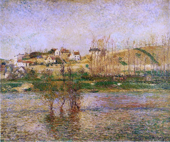  Camille Pissarro Flood in Pontoise - Art Print