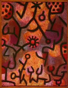  Paul Klee Flora on Rocks Sun - Art Print