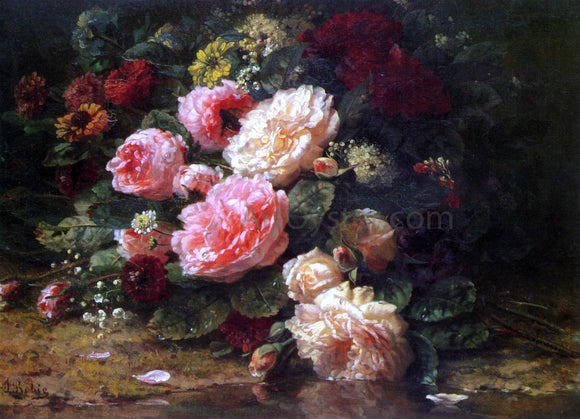  Jean Baptiste Robie Floral Still Life - Art Print