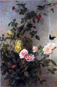  George Cochran Lambdin Floral Still Life - Art Print