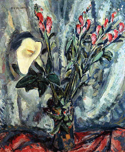  Alfred Henry Maurer Floral Still Life with Calla Lily - Art Print
