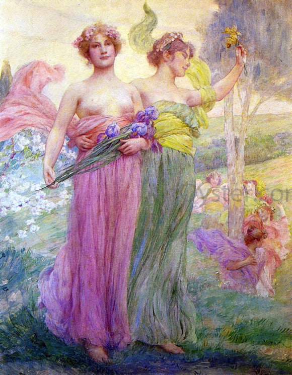  Henry Siddons Mowbray Floreal - Art Print