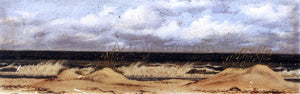  William Aiken Walker Florida Beach Scene with Sand Dunes, Sea Oats and Surf - Art Print