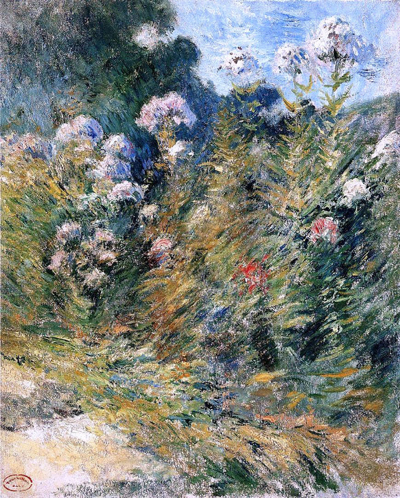  John Twachtman Flower Garden - Art Print