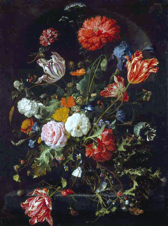  Jan Davidsz De Heem Flower Piece - Art Print