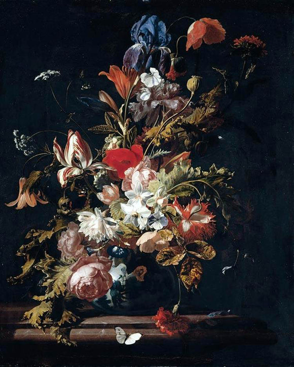  Simon Pietersz Verelst Flower Still-Life - Art Print