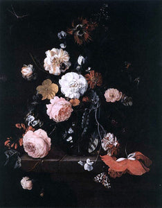  Cornelis De Heem Flower Still-Life - Art Print